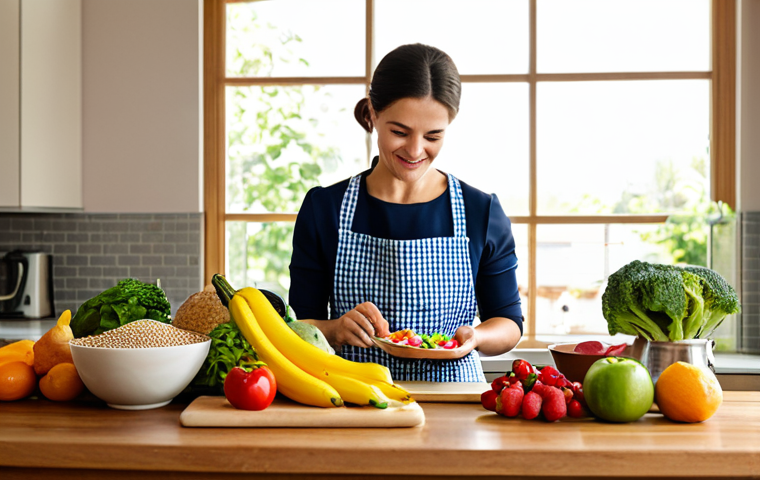 면역계 질환 - Balanced Diet & Wellbeing**

"A vibrant and colorful arrangement of fresh fruits, vegetables, and wh...